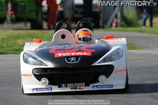 2008-04-26 Monza 0120 THP Spider Cup - Julien Beltoise